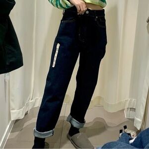 Muji classic straight leg Women's Jeans